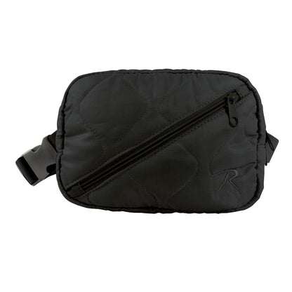 Rothco Lightweight Woobie Crossbody Day Bag Black - Compact Military-Inspired Organizer with 2L Capacity