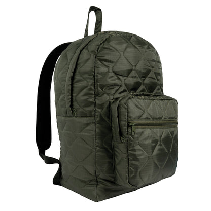 Rothco Lightweight Woobie Backpack Olive Drab - Compact Military-Style Pack with Padded Laptop Sleeve and Multiple Utility Pockets