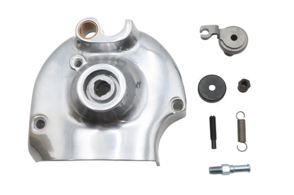 Motorshop Kick and Electric Sprocket Cover Complete Polished for Harley Davidson KH & XLCH Models by Motorshop