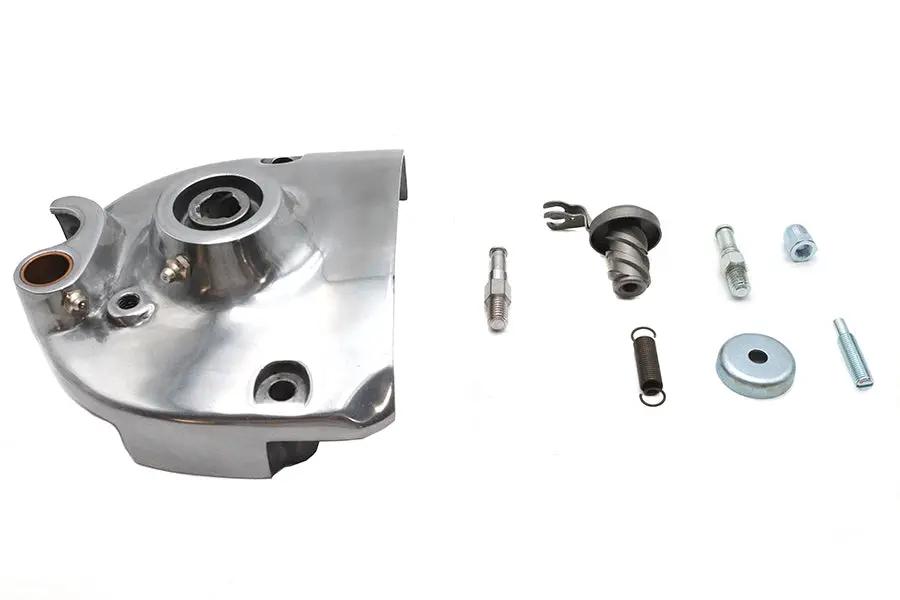 Motorshop Polished Kick Sprocket Cover Complete for Harley Davidson XLCH Models by Motorshop