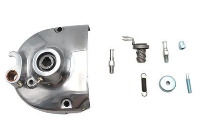 Motorshop Polished Kick Sprocket Cover Complete for Harley Davidson XLCH Models by Motorshop