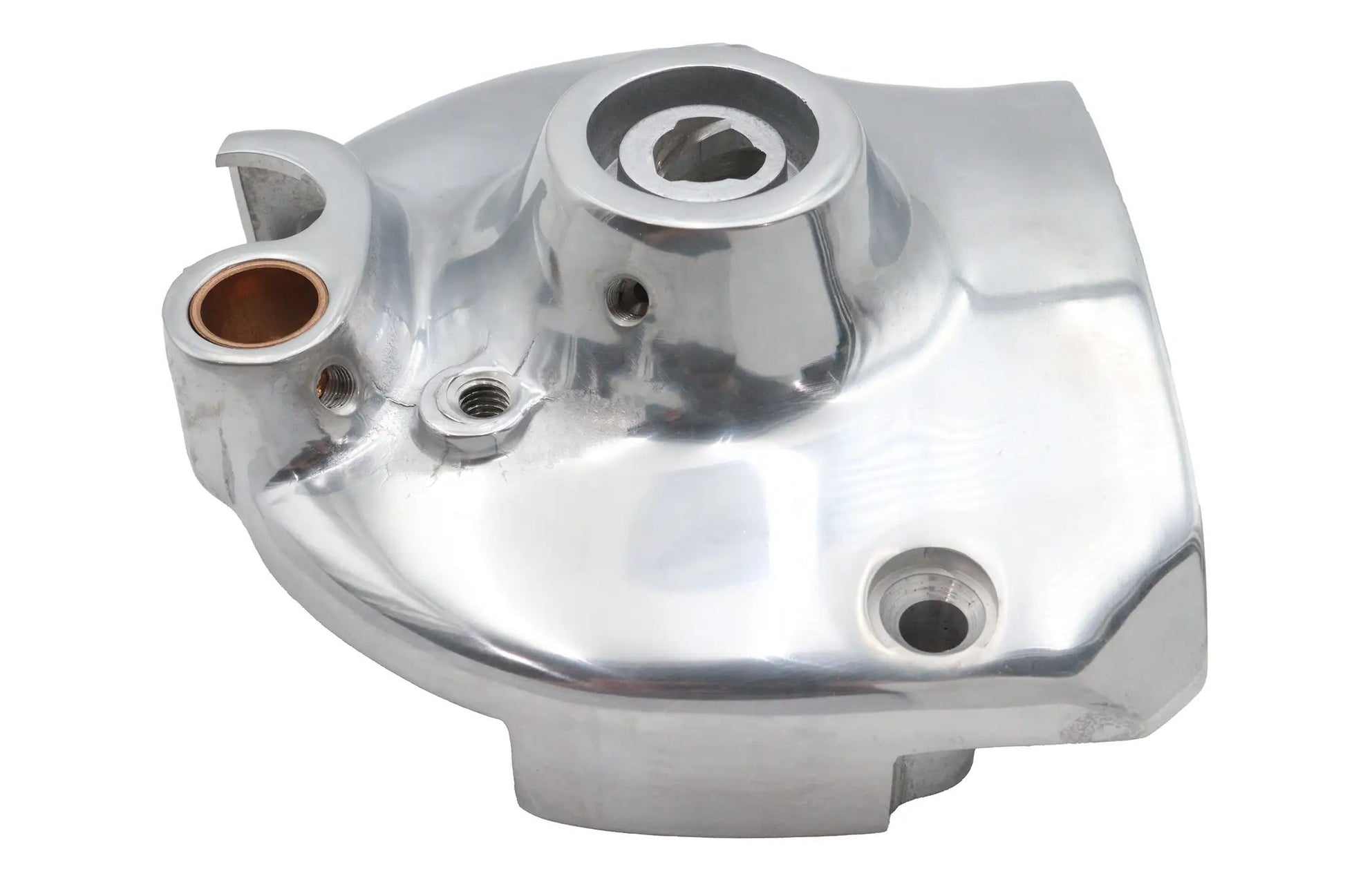 Motorshop Part 71093 Kick and Electric Sprocket Cover Polished for Harley Davidson XLH (1952-1961) by Motorshop