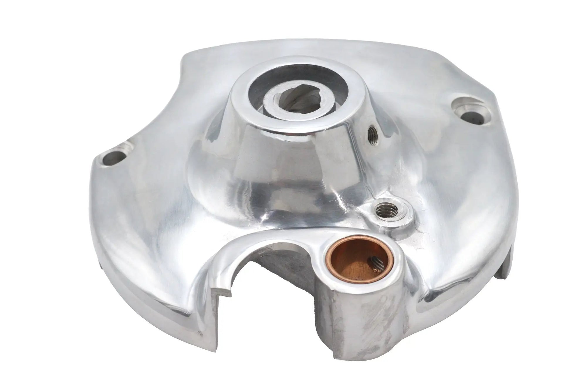 Motorshop Part 71093 Kick and Electric Sprocket Cover Polished for Harley Davidson XLH (1952-1961) by Motorshop