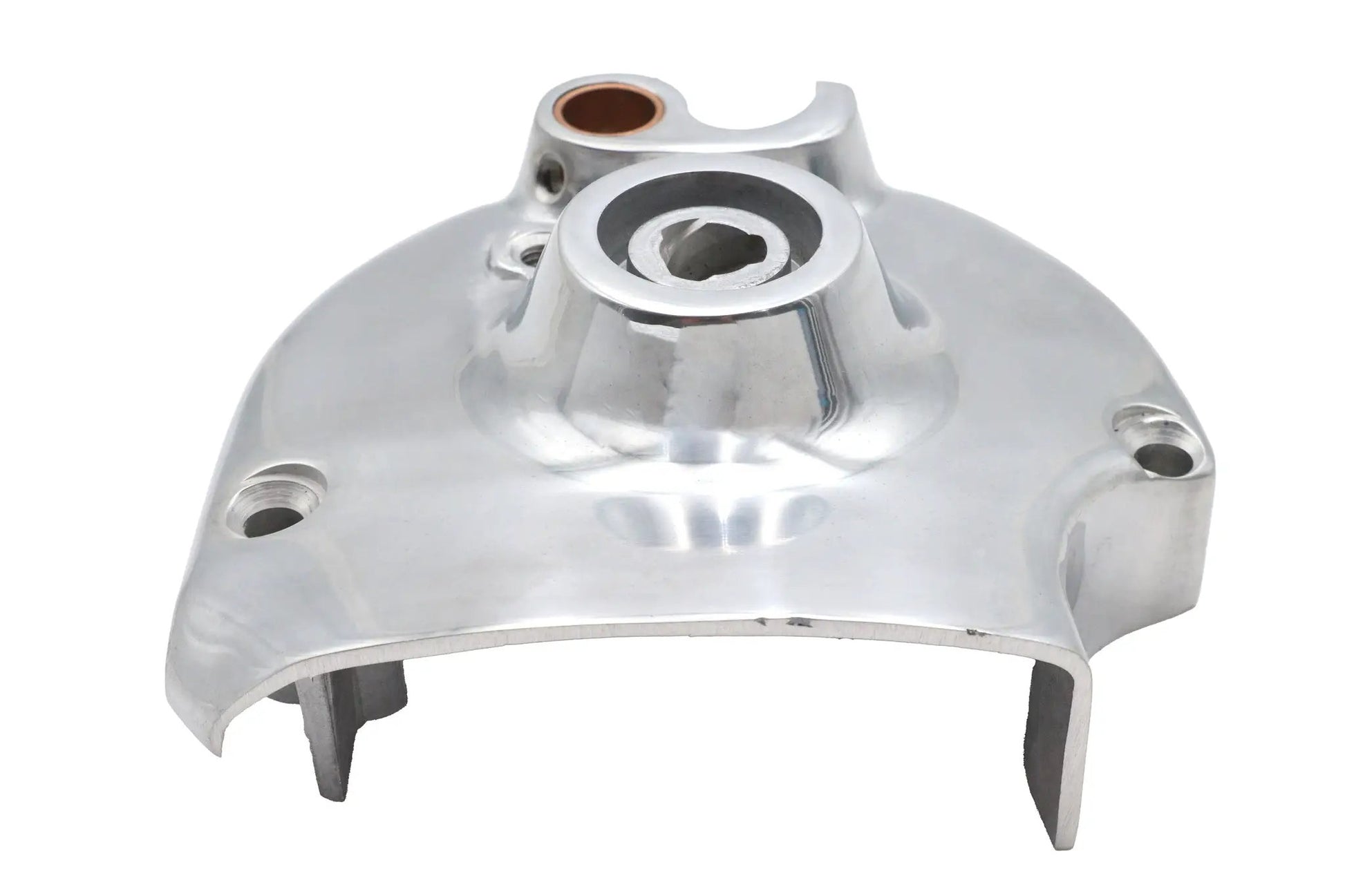 Motorshop Part 71093 Kick and Electric Sprocket Cover Polished for Harley Davidson XLH (1952-1961) by Motorshop