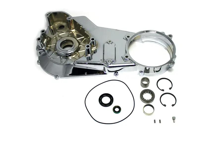 Motorshop Chrome Inner Primary Cover Assembly for Harley Davidson FXST (1994-2003) by Motorshop