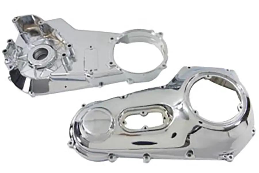 V-Twin Chrome Primary Cover Set for Harley Davidson FXST and FLST 1990-1993 by V-Twin