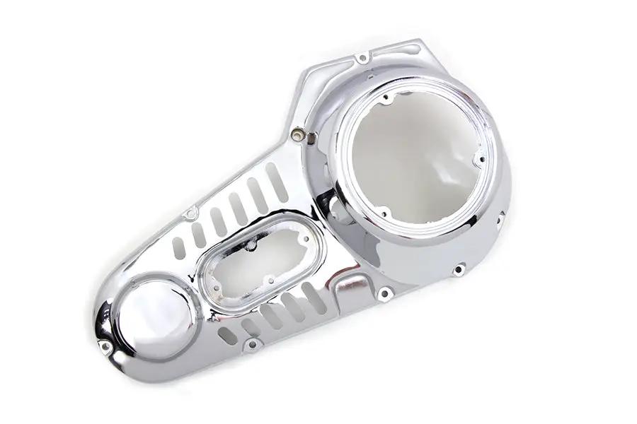 Motorshop Chrome Outer Primary Cover for 4-Speed Belt Drive - Part 7802 by Motorshop