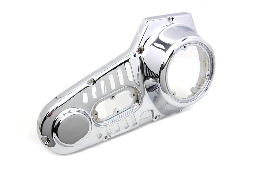 Motorshop Chrome Outer Primary Cover for 4-Speed Belt Drive - Part 7802 by Motorshop
