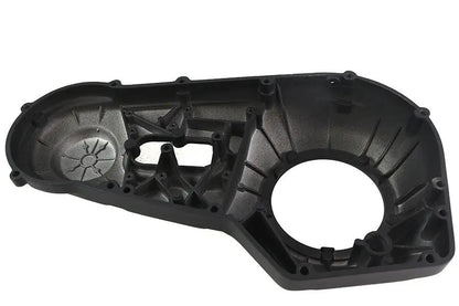 Motorshop Black Outer Primary Cover for Harley Davidson FXST & FLST Models - Part 6015 by Motorshop