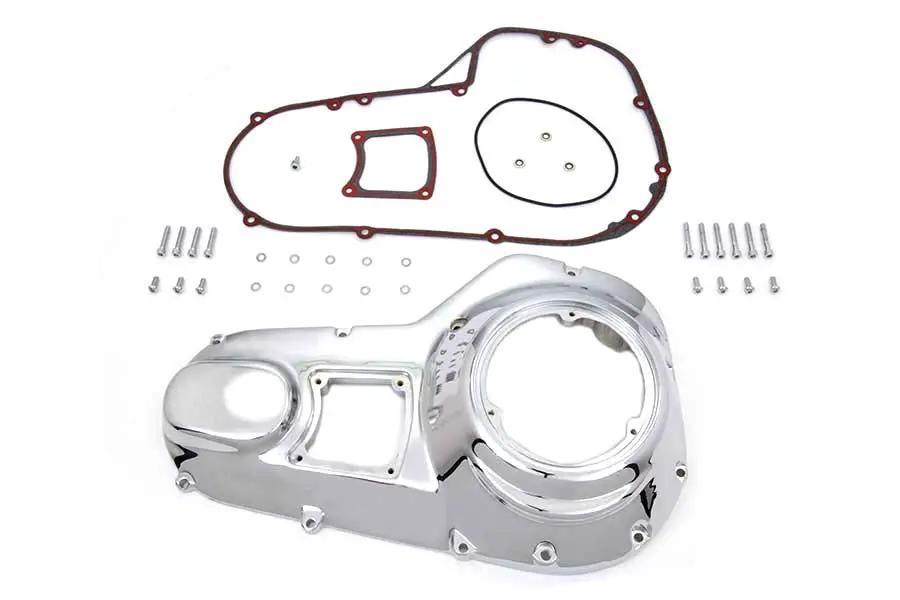 Motorshop Chrome Outer Primary Cover Kit for Harley Davidson FXR and FLT Models by Motorshop