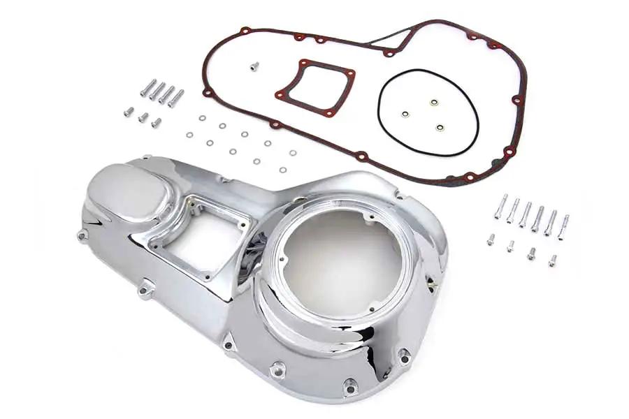 Motorshop Chrome Outer Primary Cover Kit for Harley Davidson FXR and FLT Models by Motorshop