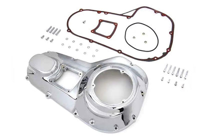 Motorshop Chrome Outer Primary Cover Kit for Harley Davidson FXR and FLT Models by Motorshop
