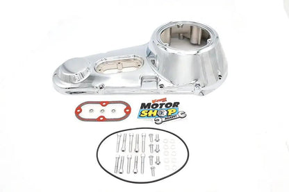 Motorshop Chrome Outer Primary Cover Kit for Harley Davidson FXST and FLST (Part #43-0343) by Motorshop