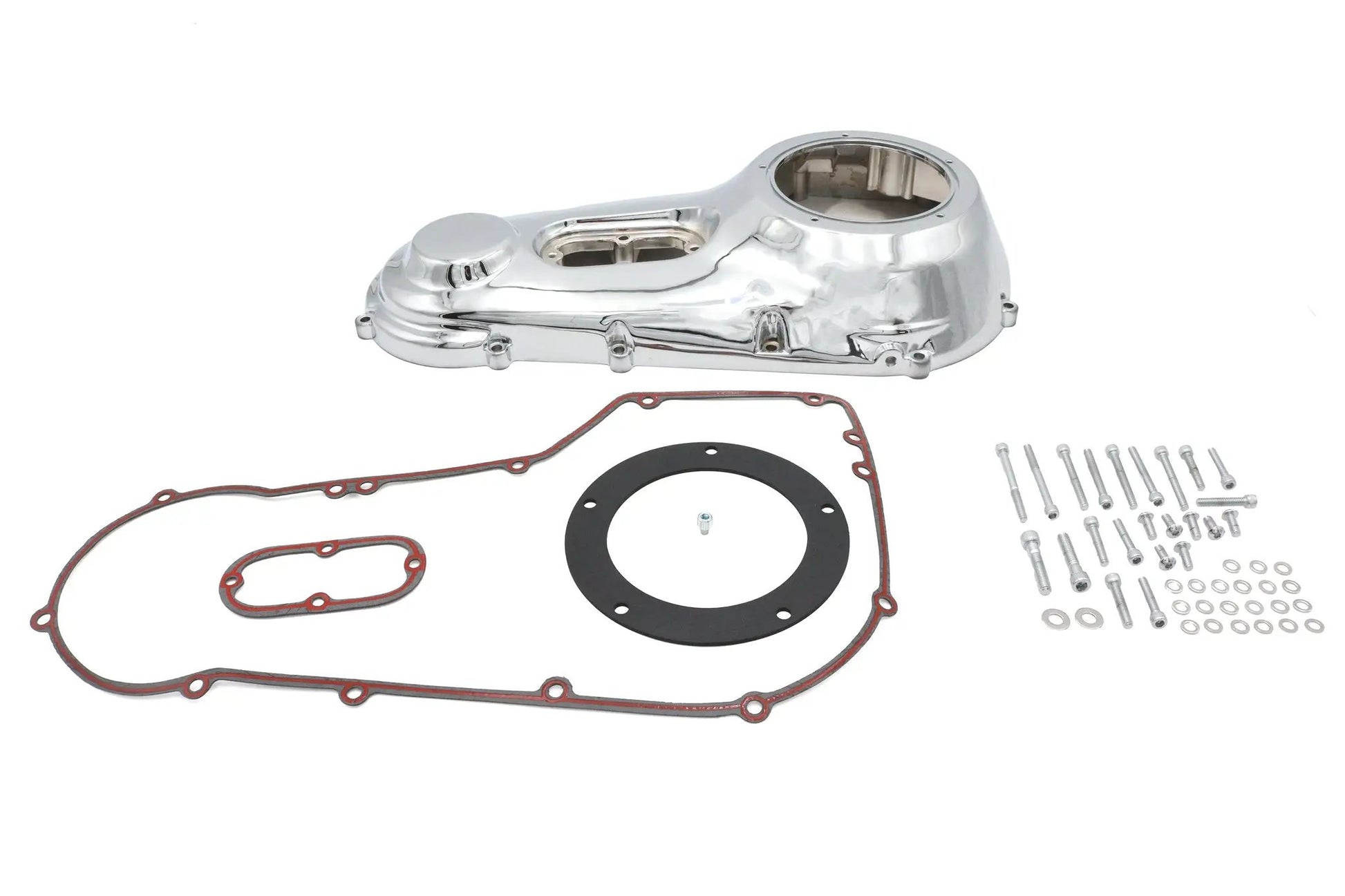 Motorshop Chrome Outer Primary Cover Kit for Harley Davidson FXST and FLST Models by Motorshop