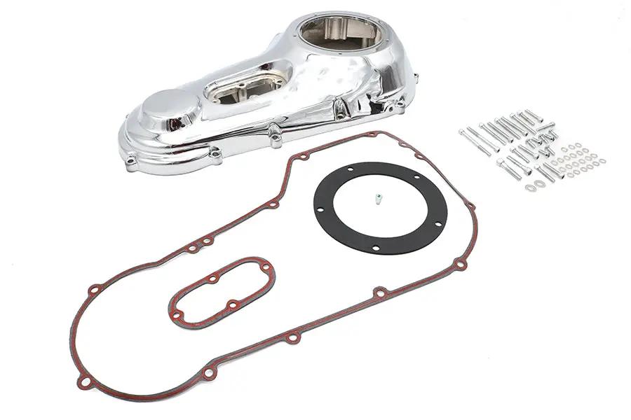 Motorshop Chrome Outer Primary Cover Kit for Harley Davidson FXST and FLST Models by Motorshop