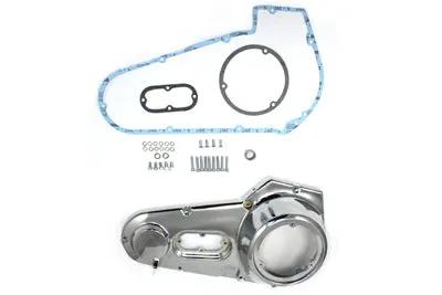 V-Twin Chrome Outer Primary Cover Kit for Harley Davidson FLH Models by V-Twin