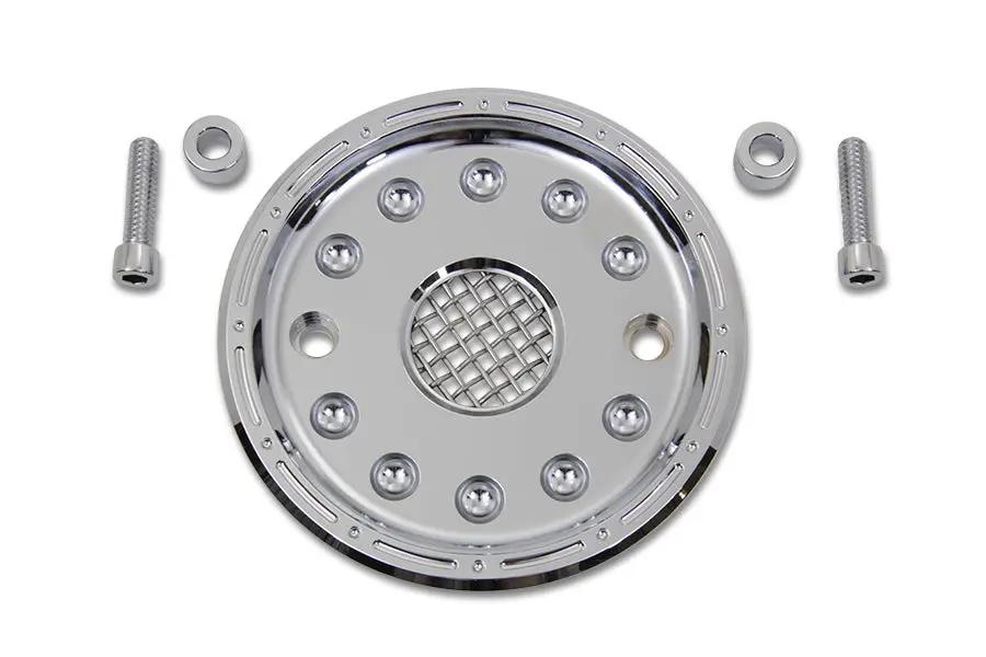 Motorshop Outlaw Chrome Pulley Cover Kit for Harley Davidson XL (2004-2013) by Motorshop