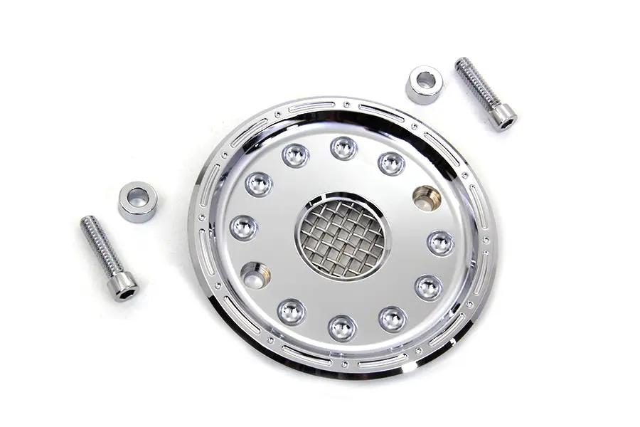 Motorshop Outlaw Chrome Pulley Cover Kit for Harley Davidson XL (2004-2013) by Motorshop