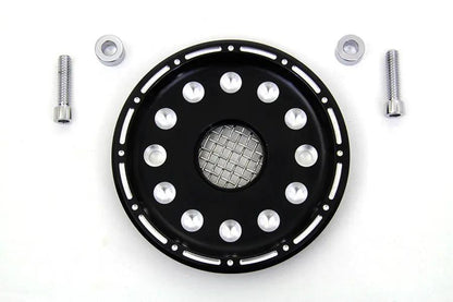 Motorshop Outlaw Black Pulley Cover Kit for Harley Davidson XL (Part #351759) by Motorshop