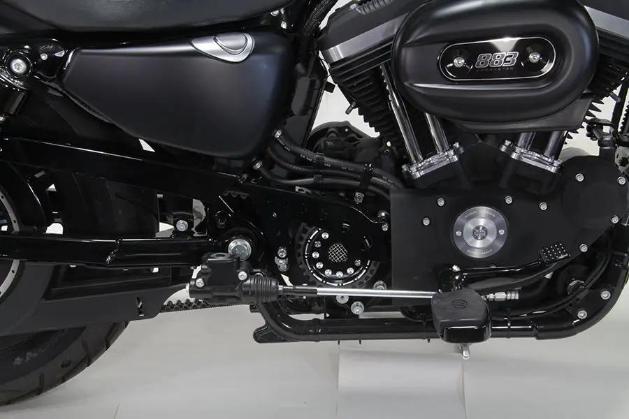Motorshop Outlaw Black Pulley Cover Kit for Harley Davidson XL (Part #351759) by Motorshop