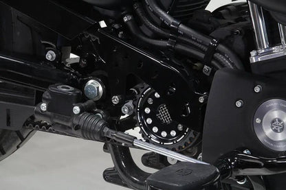 Motorshop Outlaw Black Pulley Cover Kit for Harley Davidson XL (Part #351759) by Motorshop