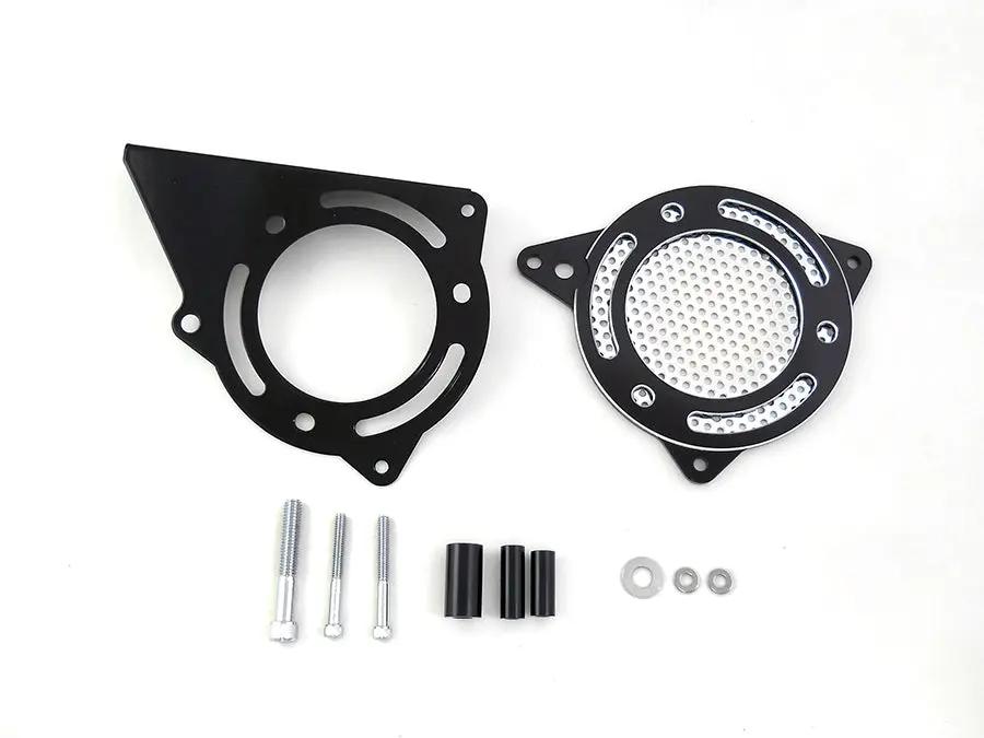 Motorshop Black XL Sprocket Cover Part 78105 for Harley Davidson XL (2004-2013) by Motorshop