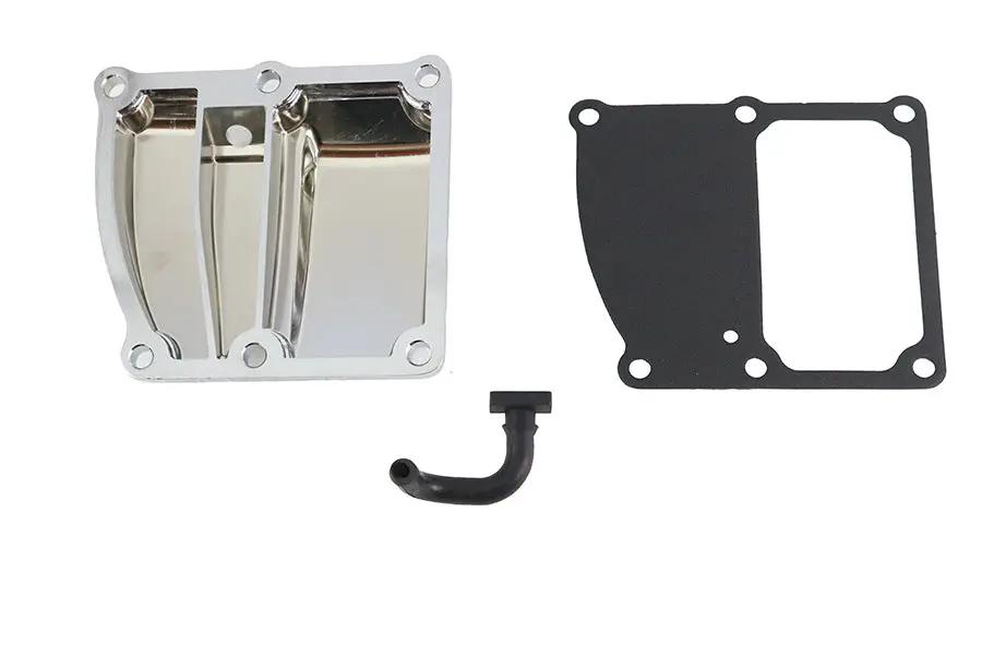 Motorshop M8 Transmission Top Cover Kit Chrome for Harley Davidson FLST & FXST Models by Motorshop