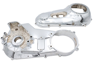 V-Twin 43-0803 Factory Sample Inner and Outer Primary Cover Set for Harley-Davidson FXST