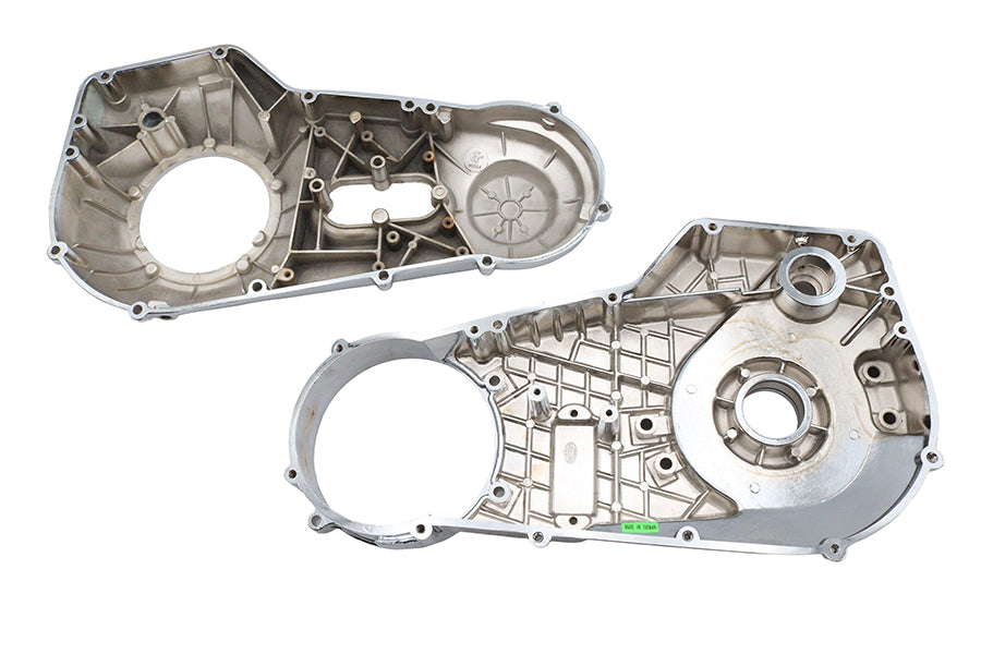 V-Twin 43-0803 Factory Sample Inner and Outer Primary Cover Set for Harley-Davidson FXST