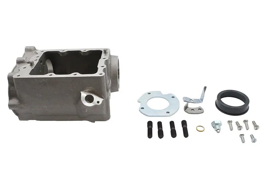 V-Twin 43-0856 4-Speed Prepped Transmission Case for Harley Davidson FL Models by V-Twin