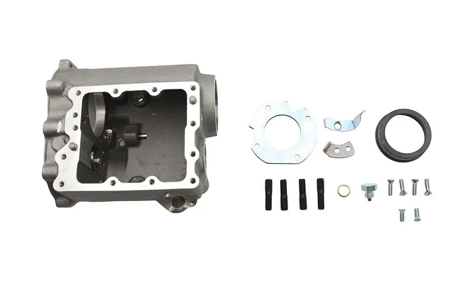 V-Twin 43-0856 4-Speed Prepped Transmission Case for Harley Davidson FL Models by V-Twin