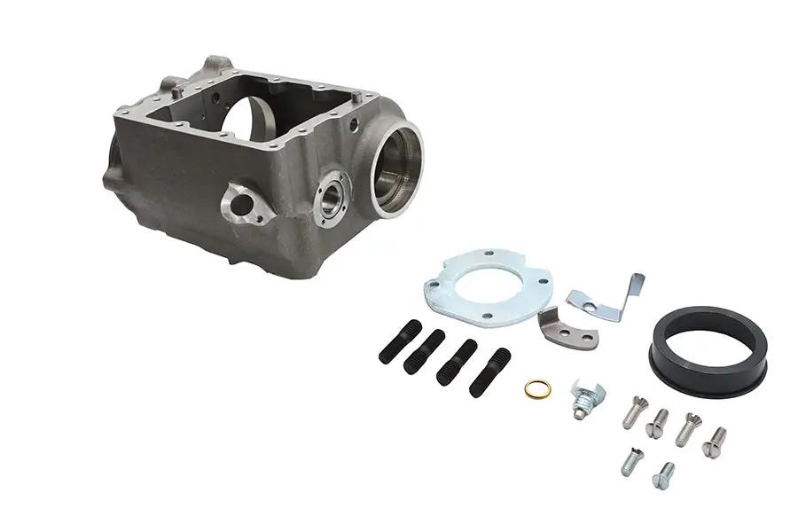 V-Twin 43-0856 4-Speed Prepped Transmission Case for Harley Davidson FL Models by V-Twin