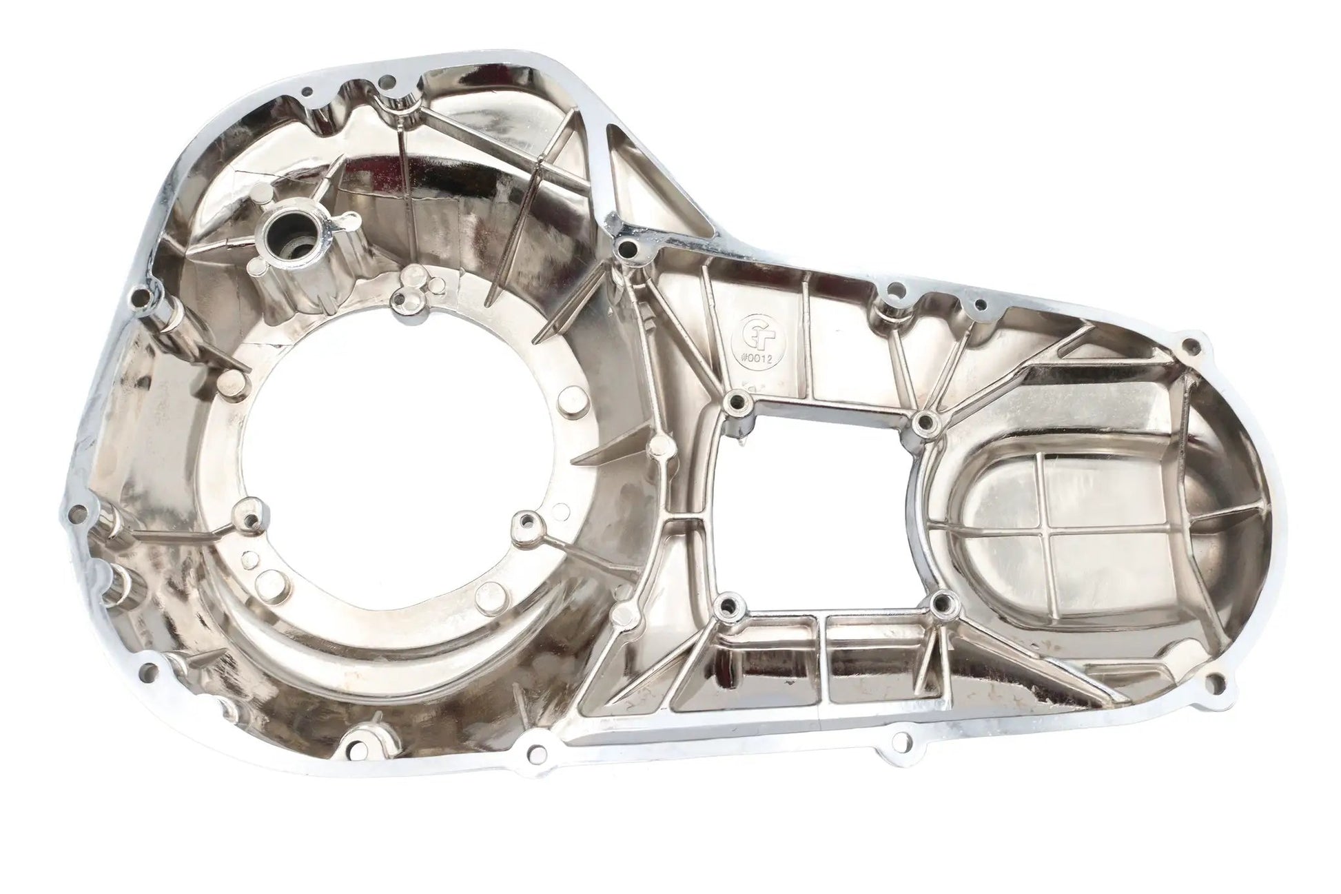 V-Twin Factory Sample Outer Primary Cover Chrome for Harley Davidson FLT and FXR Models by V-Twin