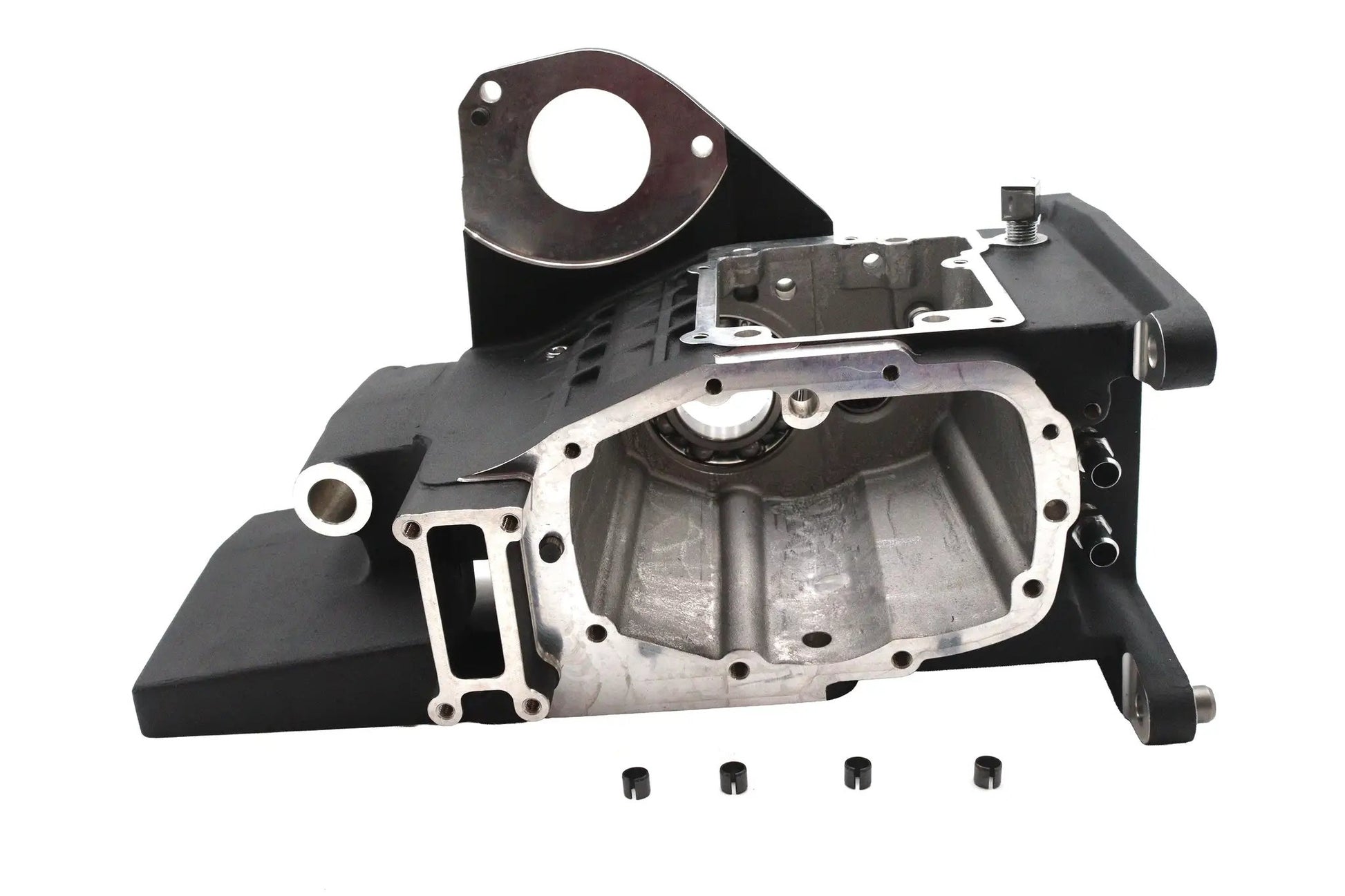 Ultima 6-Speed Transmission Case Black for Harley Davidson 2001-2006 Models by Ultima
