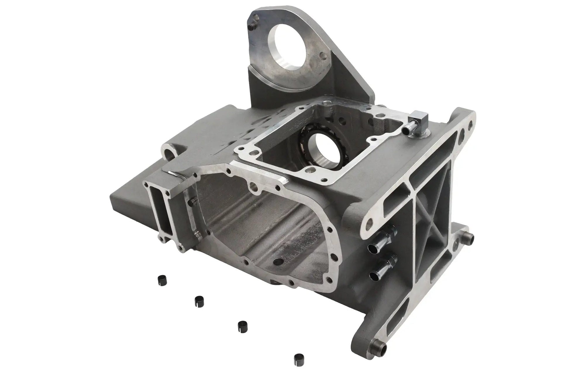 Ultima 6-Speed Transmission Case Silver for Harley Davidson Models - Part #298-136 by Ultima