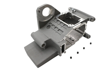 Ultima 6-Speed Transmission Case Silver for Harley Davidson Models - Part #298-136 by Ultima
