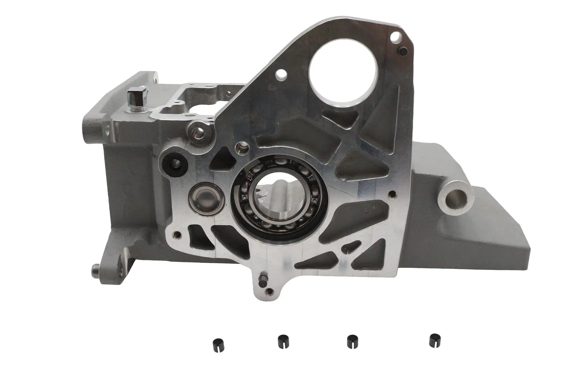 Ultima 6-Speed Transmission Case Silver for Harley Davidson Models - Part #298-136 by Ultima