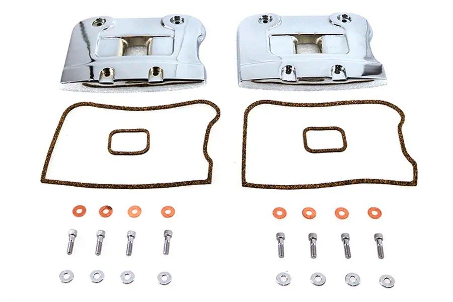 Volt Tech Top Rocker Box Cover Set Chrome for Harley Davidson FXST and FLT Models by Volt Tech