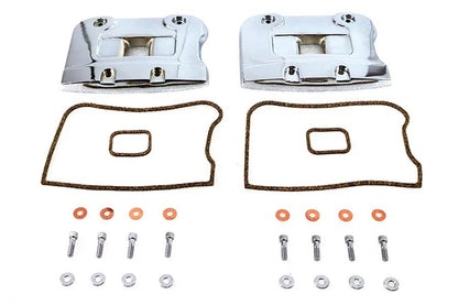 Volt Tech Top Rocker Box Cover Set Chrome for Harley Davidson FXST and FLT Models by Volt Tech