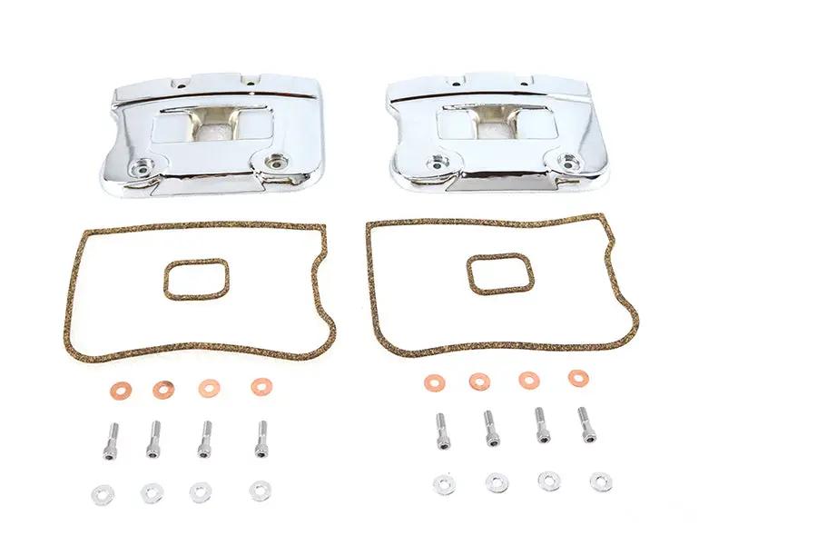 Volt Tech Top Rocker Box Cover Set Chrome for Harley Davidson FXST and FLT Models by Volt Tech