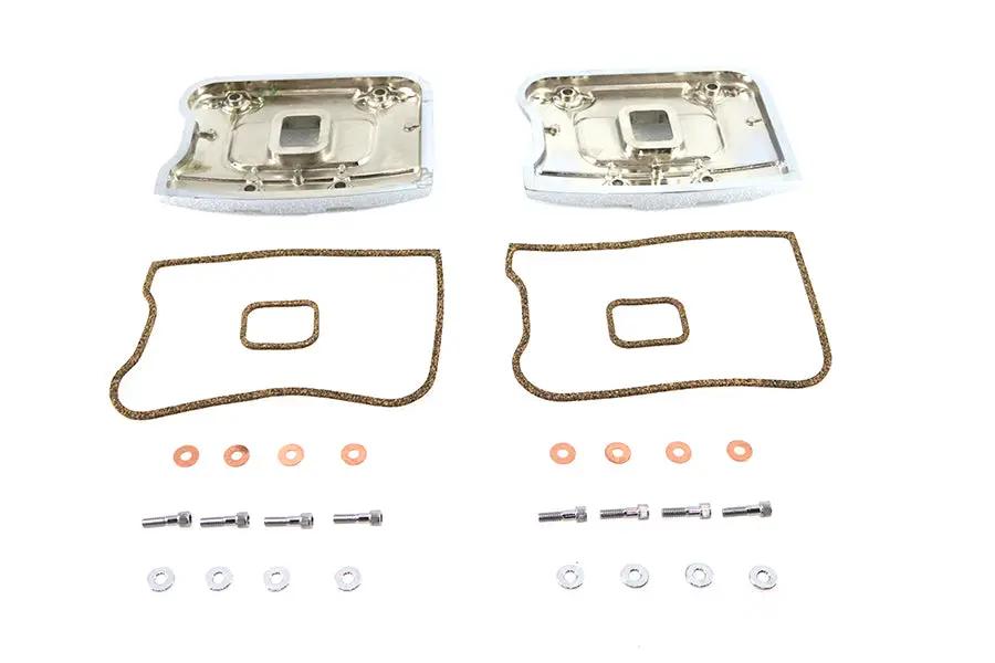 Volt Tech Top Rocker Box Cover Set Chrome for Harley Davidson FXST and FLT Models by Volt Tech