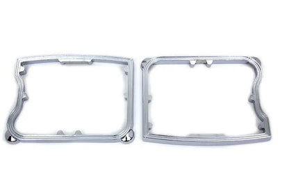 Motorshop Chrome D-Ring Set for Harley Davidson XL Rocker Boxes - Fits 1986-1990 Models by Motorshop