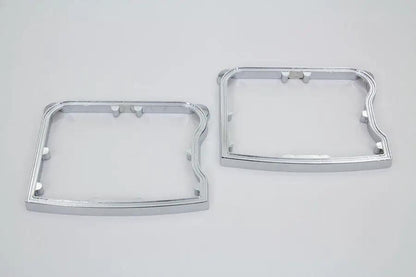 Motorshop Chrome D-Ring Set for Harley Davidson XL Rocker Boxes - Fits 1986-1990 Models by Motorshop