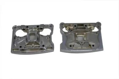 Motorshop Chrome Lower Rocker Box Cover for Harley Davidson FXST and FLT Models by Motorshop