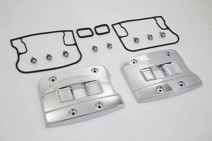 Motorshop Chrome Top Rocker Box Cover Set for Harley Davidson FXST and FLST Models - Part #78260A by Motorshop