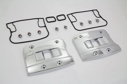 Motorshop Chrome Top Rocker Box Cover Set for Harley Davidson FXST and FLST Models - Part #78260A by Motorshop