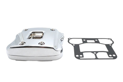 Ultima Chrome XL Rocker Box Set with Gaskets and Hardware for Harley Davidson XL Models by Ultima