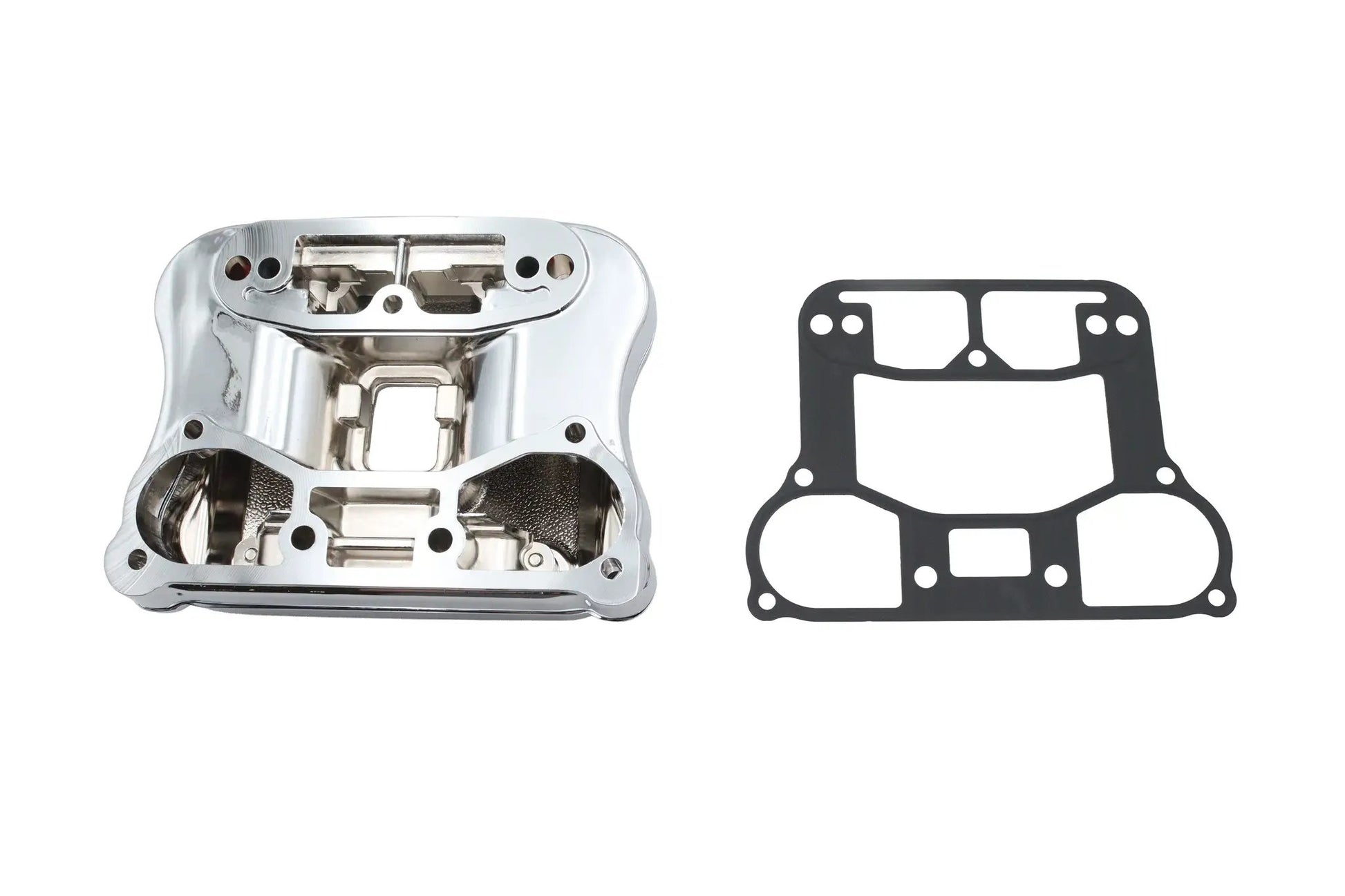 Ultima Chrome XL Rocker Box Set with Gaskets and Hardware for Harley Davidson XL Models by Ultima