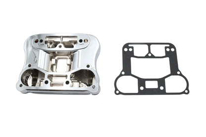 Ultima Chrome XL Rocker Box Set with Gaskets and Hardware for Harley Davidson XL Models by Ultima