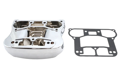 Ultima Chrome XL Rocker Box Set with Gaskets and Hardware for Harley Davidson XL Models by Ultima